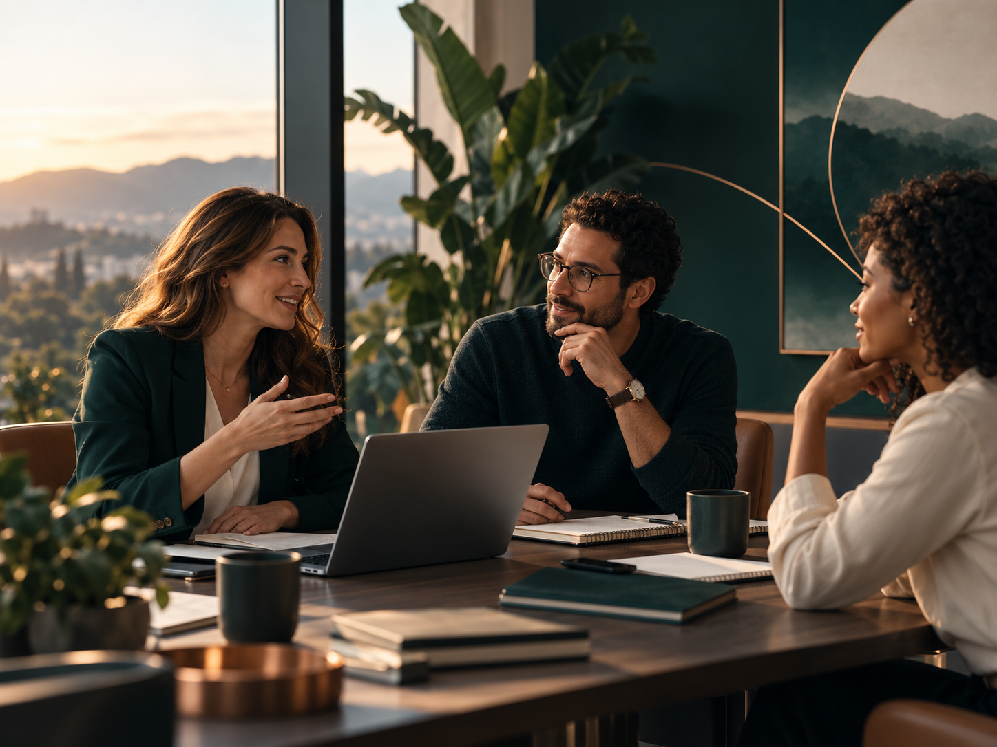 Reunião estratégica em equipe